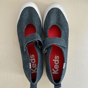 Keds Kids' Navy Sneakers with Red Interior